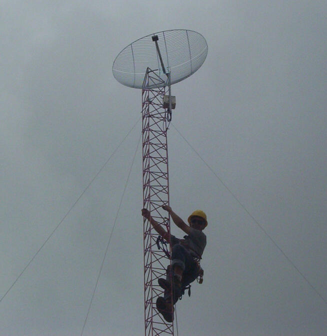 Conectando antena de telefonía celular